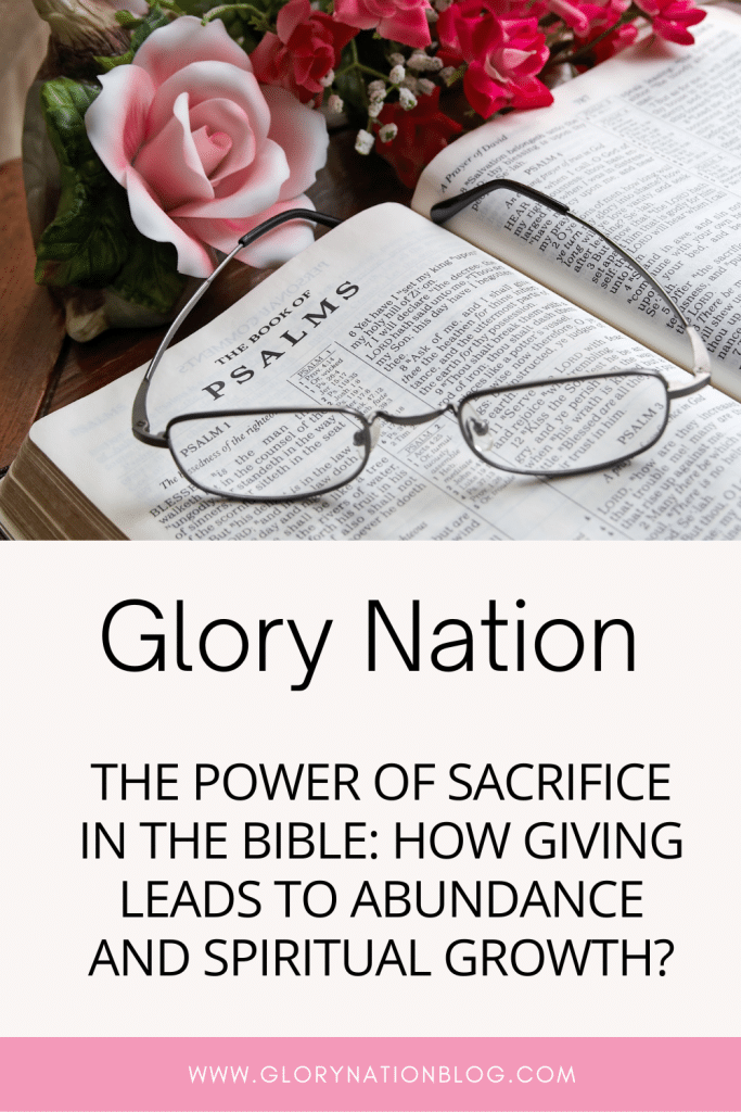 Sacrifice in the bible